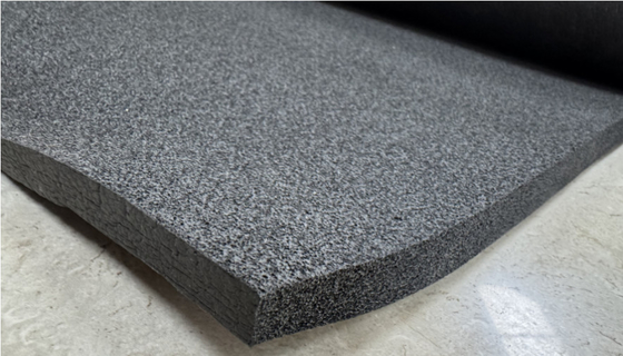 3 mm Camo Kumaş Siyah Açık Hücre EPDM Köpük Kauçuk Yaprak Neopren Köpük Özelleştirilebilir İzolasyon Düzeltme 1000 × 2000 mm