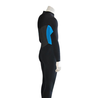 Men’S Full Wetsuit 3/2mm Neoprene Surfing Diving Suit Long Sleeve Back Zip Chest Smooth‑Skin Panel Stretch Thermal Surf/SUP/Snorkeling
