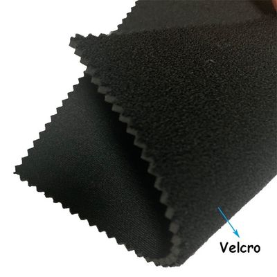 Polyester Örme Siyah W130cm SBR Çift Taraflı Neopren Kumaş