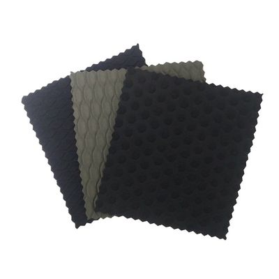 1.5MM-40MM Kabartmalı Neopren Kumaş SGS Sertifikası siyah renk