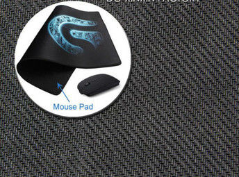 Mouse Pad için Desenli Tekerlek Dokulu SBR Neopren Kumaş Takviyeli Kauçuk Levha